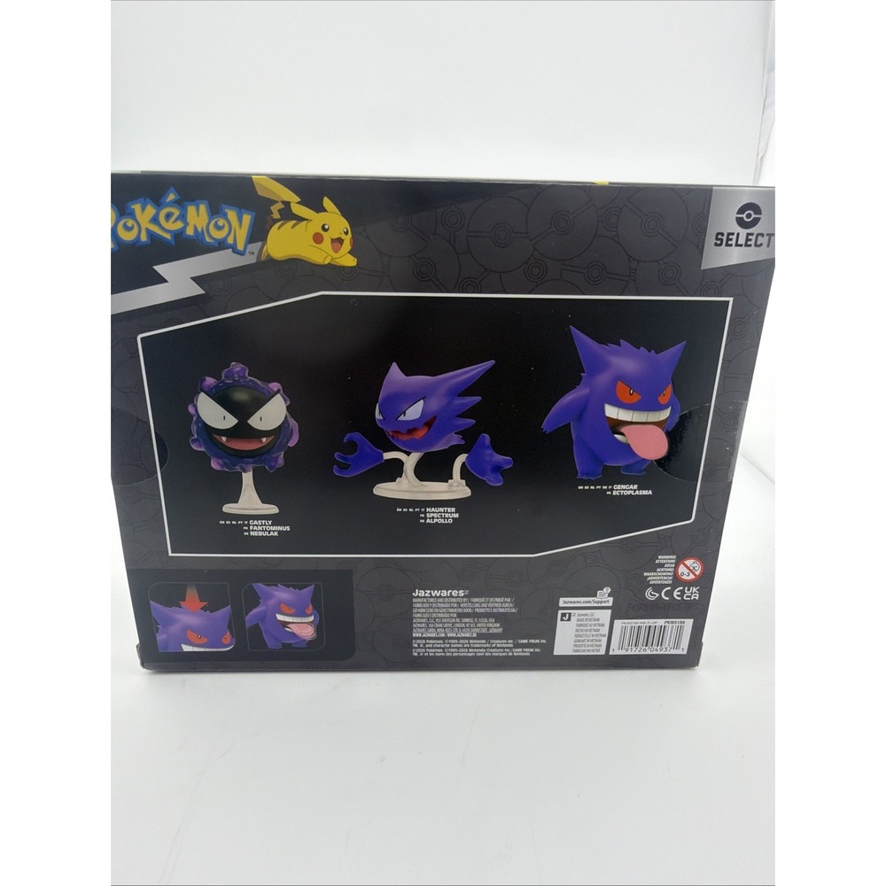 Pokémon Select Evolution Pack - Gastly, Haunter and Gengar Jazwares 2026 - Picture 7 of 11